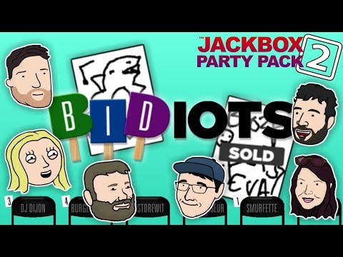 Let's Play Bidiots - The Jackbox Party Pack 2 || Graeme Games