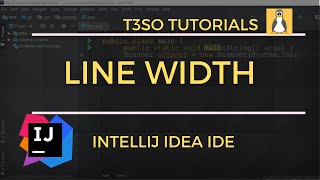 How to change line width in IntelliJ IDEA