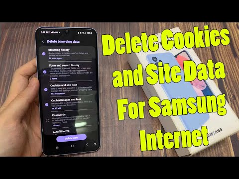 Samsung Galaxy A13: How to Delete Cookies and Site Data For Samsung Internet