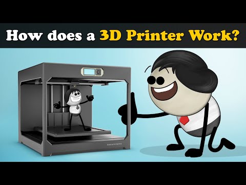 How does a 3D Printer Work? + more videos | #aumsum #kids #science #education #children