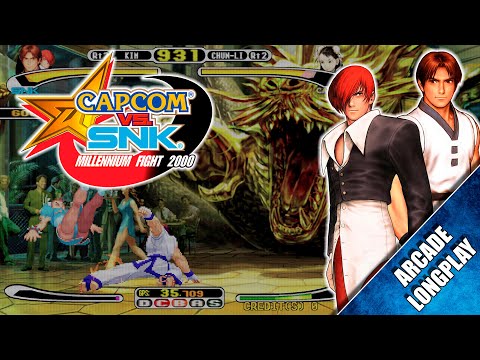 Capcom vs. SNK: Millennium Fight 2000 (Arcade) 【Longplay】