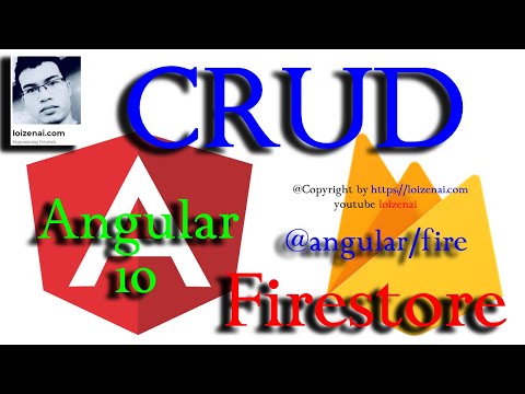 Angular Firebase FireStore CRUD example using @angular fire