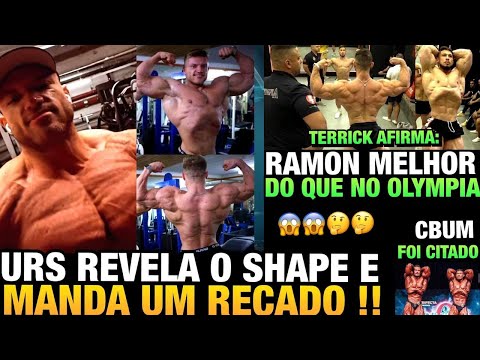 TERRICK DIZ QUE RAMON JÁ ESTÁ MELHOR DO QUE NO MR OLYMPIA - URS AMEAÇA O DINO ? E MAIS