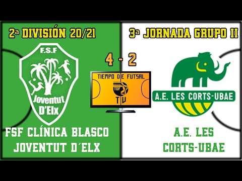 2ª División Femenina 20/21, Jornada 3. Clínica Blasco-FSF Joventut d'Elx vs A.E. Les Corts-Ubae