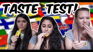 INTERNATIONAL FOOD TASTE TEST!
