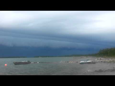 Oliphant, Beautiful Lake Huron Storm Front with Rolling Cloud pt 2 of 2