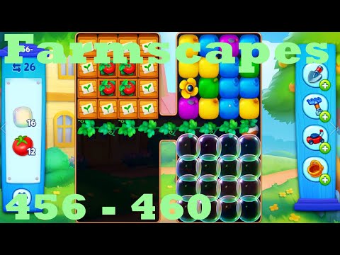 Farmscapes Level 456 - 460 HD Gameplay Walkthrough |  3 - match game | android | ios | pc | app