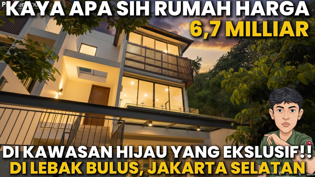 Rumah Ternyaman 3 Lantai Siap Huni di Lebak Bulus Jakarta Selatan