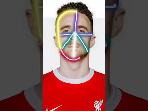 How to draw Diogo Jota, Liverpool player #ardrawing