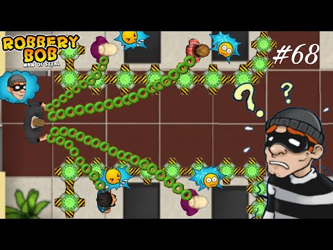 Robbery Bob : Use 300 Teleport Mine - Use 300 Rotten Donut - Agent Costume Chapter 2 Part 68