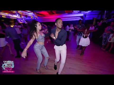 Jose Diaz & Menna Hesham - salsa social dancing - Croatian Summer Salsa Festival 2022