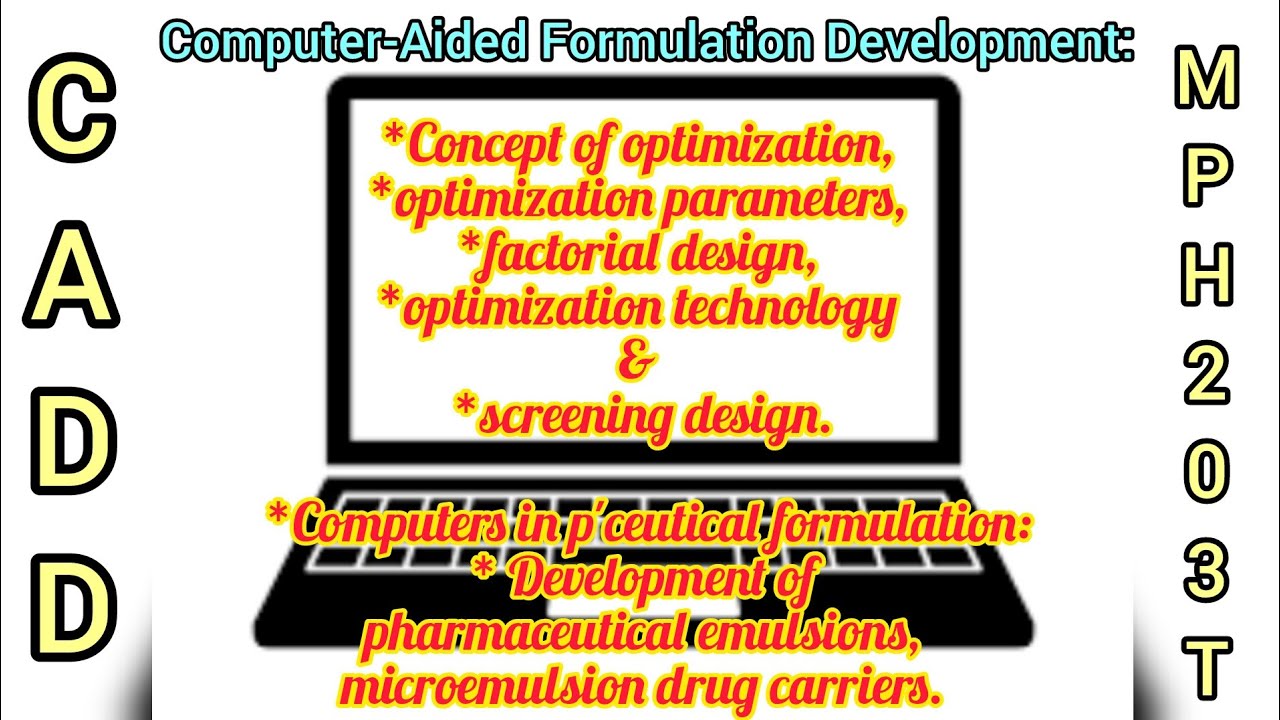 CA Formulation Development:optimization, para,tech,FD&screening des, dev p'ceutical emulsions,micro