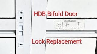 HDB Bifold Door Lock Replacement
