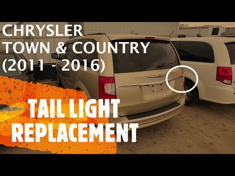 Chrysler Town & Country - TAIL LIGHT REPLACEMENT / REMOVAL (2011 - 2016)