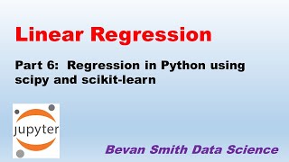 IML25: Linear regression (part 6):  How to implement regression in Python using two methods
