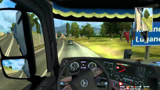 ET2 - Going to Raststation Europabrücke (A) from Basel (CH)