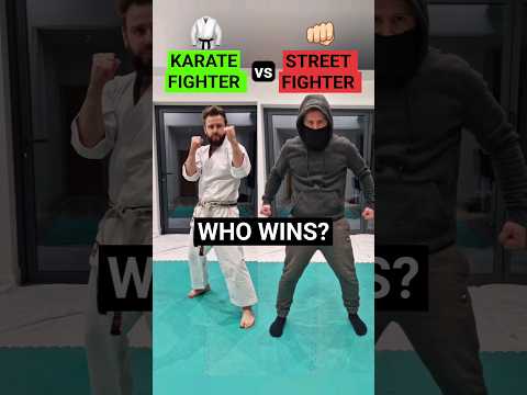 KARATE vs STREET FIGHTER - Who wins? #shorts #viral #karate #mma #combat #martialarts #streetfighter