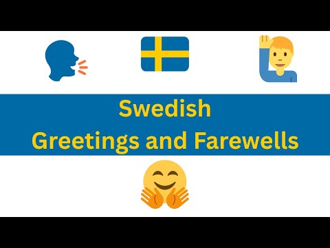 Ways to Say Hello and Goodbye in Swedish 🇸🇪