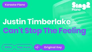 Can't Stop the Feeling (Piano karaoke demo) Justin Timberlake