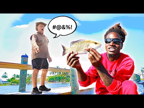 Black Fisherman VS MALE KARENS!!!