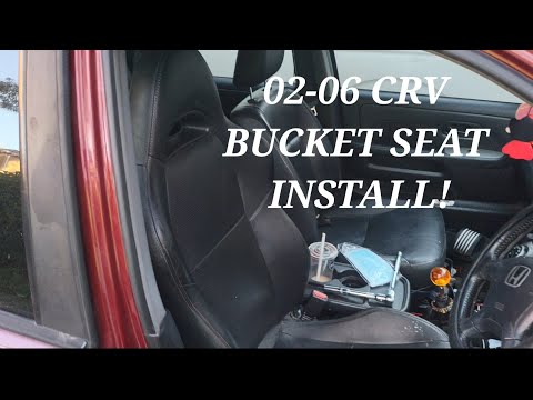 Honda Crv Bucket Seat Install!