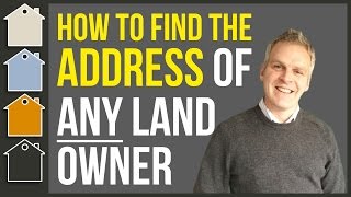 How To Find The Owner Of A Piece Of Land (Real Estate) - Using Land Registry Property Search