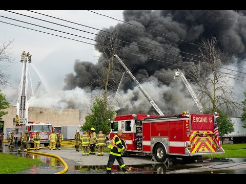 Main Transit FD Multi Alarm Commercial Structure Fire 7/20/21