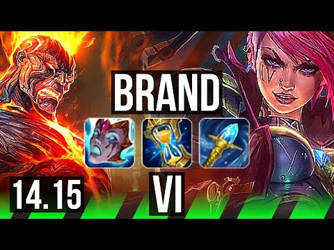 BRAND vs VI (JGL) | 52k DMG, 11/5/18, Dominating, Rank 15 Brand | EUW Challenger | 14.15