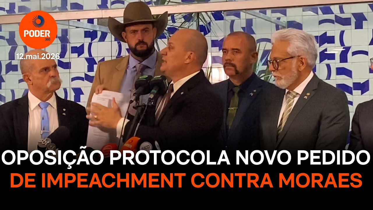 Oposição protocola novo pedido de impeachment contra Moraes