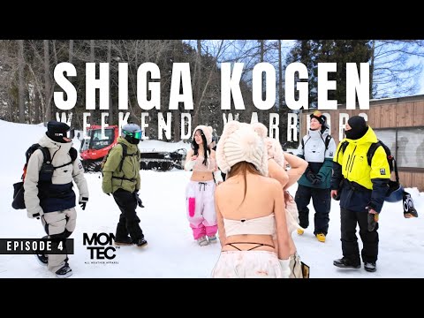 Shiga Kogen | The Weekend Warriors Meets The UDON GIRLS #vanlife #車中泊 #snowboarding