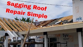 Sagging Roof Repair: An Easy Fix For A Big Problem!