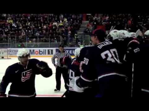 Team USA Celebration Player Point-of-View 2013 IIHF World Juniors Gold Medal