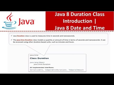 Java 8 Duration Class Introduction Java 8 Date And Time Java Date And Time