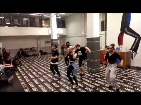 Whacking routine by Gangster IHOAP at HipHopHuis Rotterdam - Holland