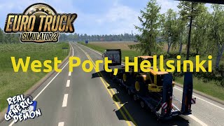 Euro Truck Simulator 2 - Ep260: West Port, Hellsinki