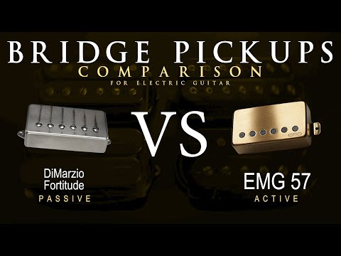 DiMarzio FORTITUDE vs EMG 57 - Bridge Guitar Pickup Comparison Tone Demo