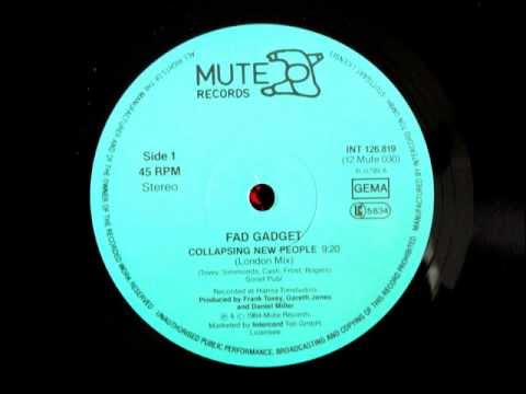 Fad Gadget - Collapsing New People (London Mix) Original 12 inch Version 1984