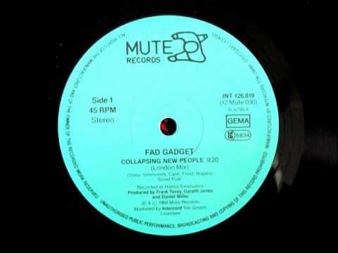 Fad Gadget - Collapsing New People (London Mix) Original 12 inch Version 1984