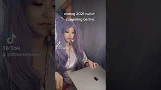 ending twitch streaming in 2021. crazy e girl transition funny shocking in the end