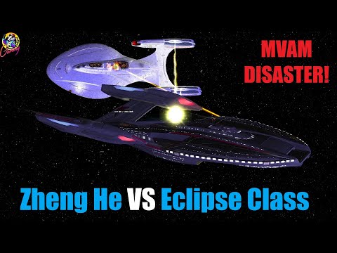 4K USS Enterprise G (Eclipse) VS USS Zheng HE Picard Season 3 - Star Trek Ship Battles