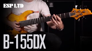 Video thumbnail for ESP LTD B-155DX Honey Natural - Slap Demo by ESP Guitars Australia