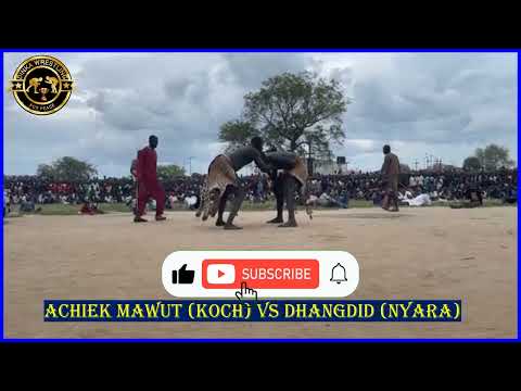 Achiek Mawut (Koch) Vs Dhangdid (Nyara) wrestling in Bor Town