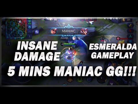 INSANE DAMAGE ESMERALDA GAMEPLAY 5 MINS MANIAC GG!!!