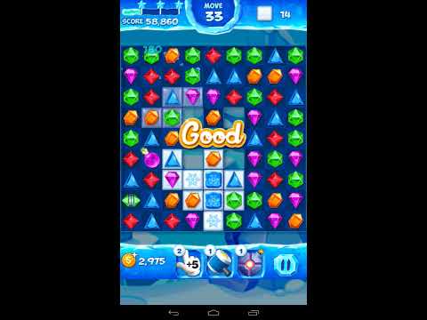 Jewel Pop Mania:Match 3 Puzzle Level 149 ( Ice Cream Town Episode ) - Walkthrough ( No Booster )