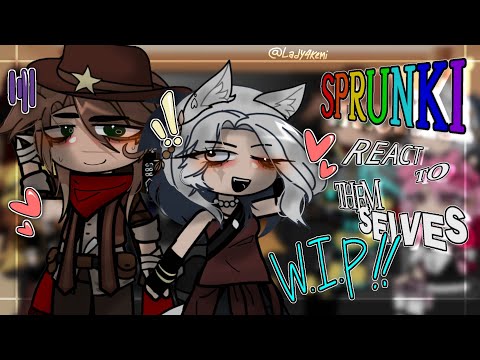 (W.I.P)  —  𝐒𝐏𝐑𝐔𝐍𝐊𝐈 rᥱᥲᥴ𝗍 𝗍᥆ 𝗍һᥱmsᥱᥣ᥎ᥱs !! 🌈💐 |  Gacha club  |  not og obvi