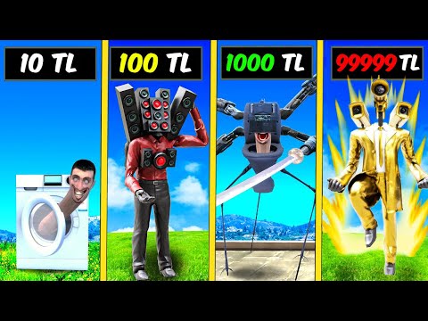 TITAN CAMERA-MAN VS SKIBIDI TOİLET GELİŞİYOR 🚽 - GTA 5 MODS