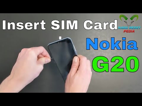 Nokia G20 Insert SIM