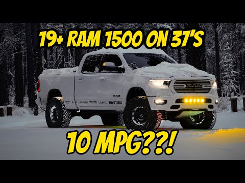 2019+ Ram 1500 MPG on 37s vs 35s…how bad is it??