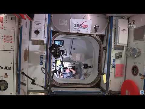 SpaceX Crew Dragon DM2 Hatch Closing for Return to Earth