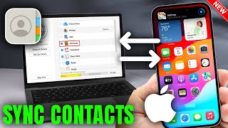 How to sync contacts iPhone to mac 2024 | Full Guide